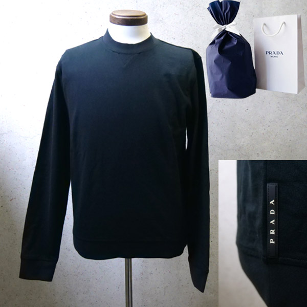 25ss ヴィンテージ加工スウェット　xL prada 楽天市場】PRADA 銀座店 プラダ 25SS ヴィンテージ加工 クルー