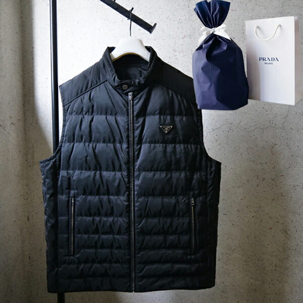 楽天市場】PRADA プラダ ダウンベスト SGB804 1WQ8 F0002