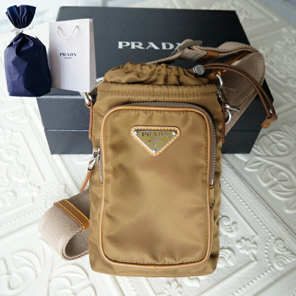 【新品■定め事品■貨物輸送無料■差し上げ物荷造り無料】PRADA プラダ 国内発 リナイロン ３角形ロゴフォンケースショルダー2ZH155 レディース 亭主もち 差し上げ物 差し上げ物 生まれ落ちる日 祝賀会クリスマス 差し上げ物