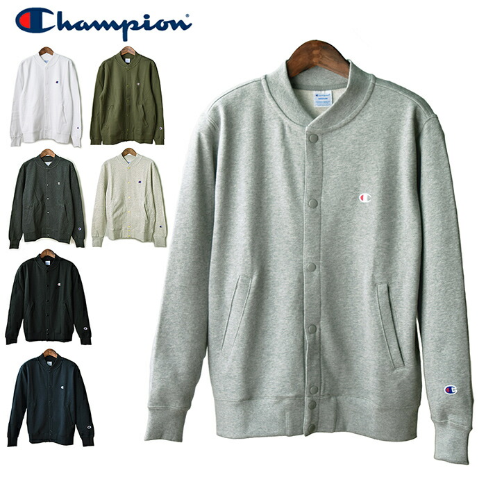 楽天市場 11 Off Champion チャンピオン スウェットカーディガン ベーシック スナップボタン メンズ レディース ユニセックス 男性用 C3 Q003 Cloth Harbor クロスハーバー