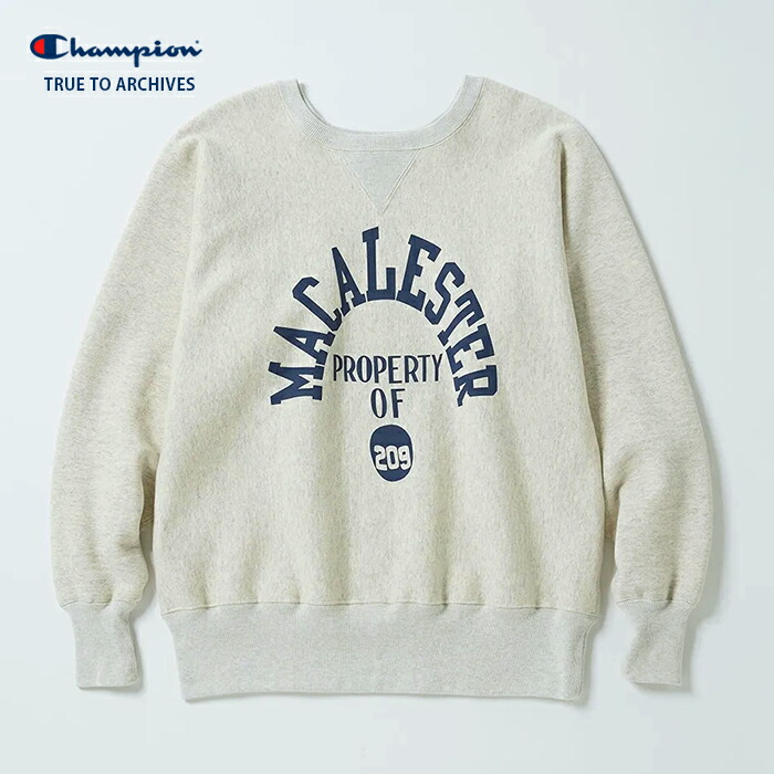 楽天市場】Champion True To Archives 1st Patent Crewneck Swaet
