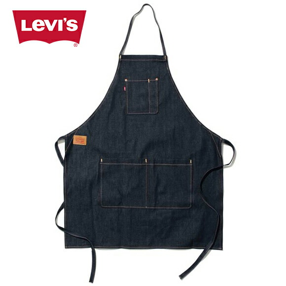 【楽天市場】Levi's リーバイス デニムエプロン / メンズ レディース ユニセックス コットン 綿 首掛け式 おしゃれ カフェエプロン