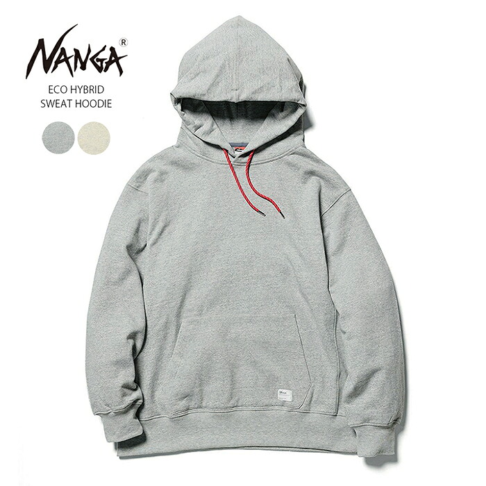 【15%OFF】NANGA ナンガ エコハイブリッド スウェットフーディー (裏毛) / ECO HYBRID SWEAT HOODIE メンズ レディース プルオーバーパーカー 長袖 フード 男性用 ギフト NW2241-1F219 【沖縄・離島は配送不可】