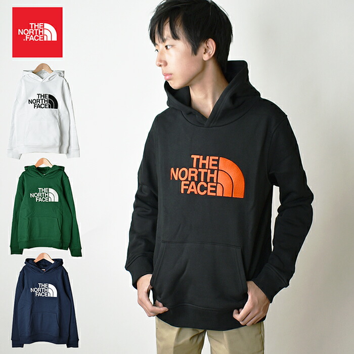 THE NORTH FACE ザ ノースフェイス ユース ドリューピーク プルオーバー フーディー 裏起毛 USA企画 ジュニア キッズ パーカー  ロゴ刺繍 スウェットフード 長袖 子供用 ユースサイズ ボーイズサイズ 140〜170cm NF0A33H4 ギフト クリスマスプレゼント 人気の製品