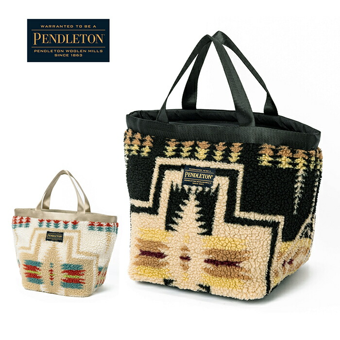 【10％OFF】PENDLETON ペンドルトン ボアミニトートバッグ / メンズ レディース ネイティブ柄 もこもこ モコモコ ボアフリース ギフト クリスマス (19807325) (PDT-000-233016) 【沖縄・離島は配送不可】
