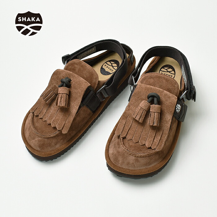 楽天市場】シャカ SHAKA モックミュールタッセルスエード [SK-296] MOC