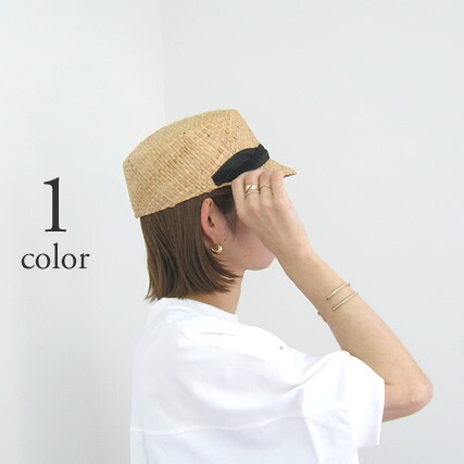 【再入荷】coeur クール ラフィア キャップ [T231210] / レディース 帽子 日除け シンプル ナチュラル｜clothes tile