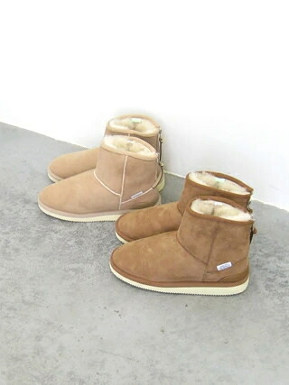 SUICOKE スイコック ショート ムートンブーツ OG-080M2ab-MID