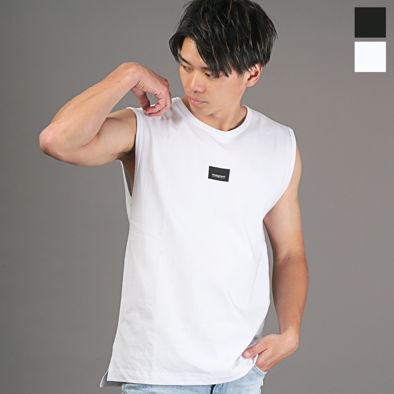 shinya kozuka24ssBUZZED BIRDノースリーブTシャツ SHINYAKOZUKA | THE PICTURESQUE BIRD (COLOURLESS BLACK