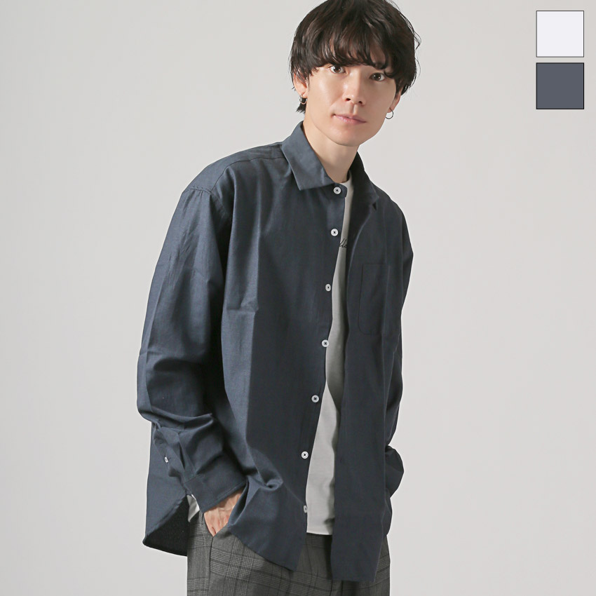 楽天市場】シャツ メンズ レディース 長袖 ロングスリーブ 春 秋