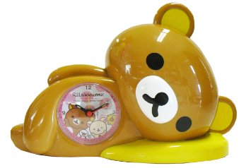 リラックマ3dアラームクロック Iloveリラックマ ピンク 森本産業 Islandfavours Com