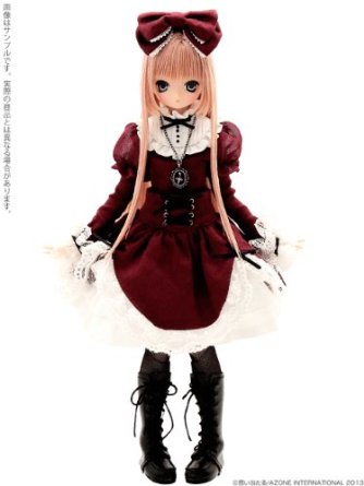 こもれび森のどうぶつたち♪ねこさん/あいか クラシカルロリータ ボルドーver.(アゾンダイレクトストア限定ver.)　アゾンインターナショナル｜クロソイド屋　店