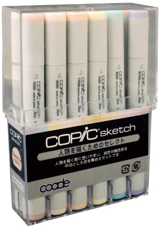 コピックスケッチ12色 人物を描くためのセレクト1 Relentlessvb Com