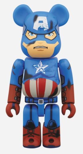 Be Rbrick X アベンジャーズ 大佐合衆国 Damage Ver ベアブリック 100 新品 Babel Alkadhum Col Edu Iq