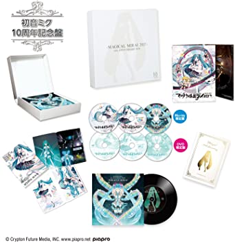 【Amazon.co.jp限定】初音ミク「マジカルミライ 2017」(初音ミク10周年記念盤[完全生産限定]/Blu-ray)(マジカルミライ 5th アニバーサリー メモリアルカレンダー付)　新品　マルチレンズクリーナー付き