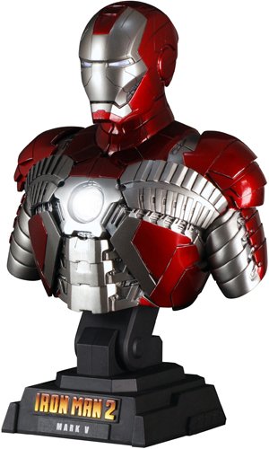 【ホットトイズ・バスト】 『アイアンマン2』 1/4スケールバスト アイアンマン・マーク5　ホットトイズ｜クロソイド屋　店 42,543円