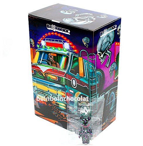 MEDICOM TOY - ベアブリック × ファイヤーキング 400% JADE-ITE ファイヤーキング/Fire-King WHITE / JADE-ITE ベアブリック/BE