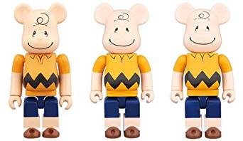 チャーリーブラウン ベアブリック 100% 400% 1000% 3体セット　BE@RBRICK PEANUTS スヌーピー CHARIE BROWN　新品