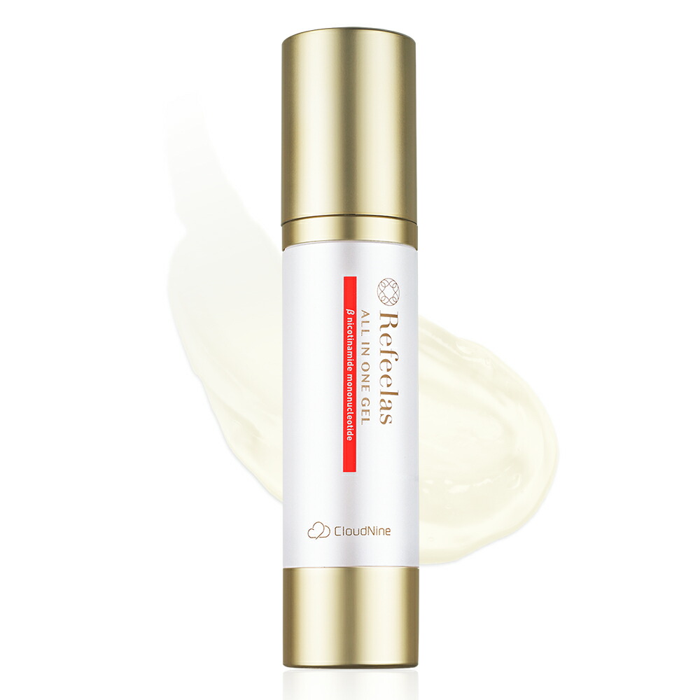 Refeelasオールインワンジェル 50mL｜NMN組みあわせる 1本6役 多役立つことオールインワンスキンケア｜かざり付ける水 乳状液 美容液 皮膚軟化剤 容器に並べる 化粧下地 かざり付ける品 コスメ 乳酸菌生み出すこと物 ヒト属幹独居室育みそだてる液抽出エキス 美容液 オールインワンジェル 日本製