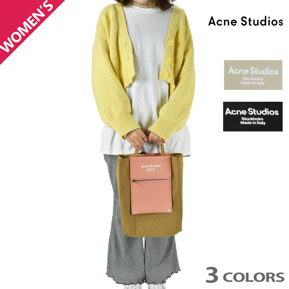 送料込/関税込■Acne Studios■コットンキャンバストートバッグ Acne Studios(アクネストゥディオス) トートバッグ(メンズ