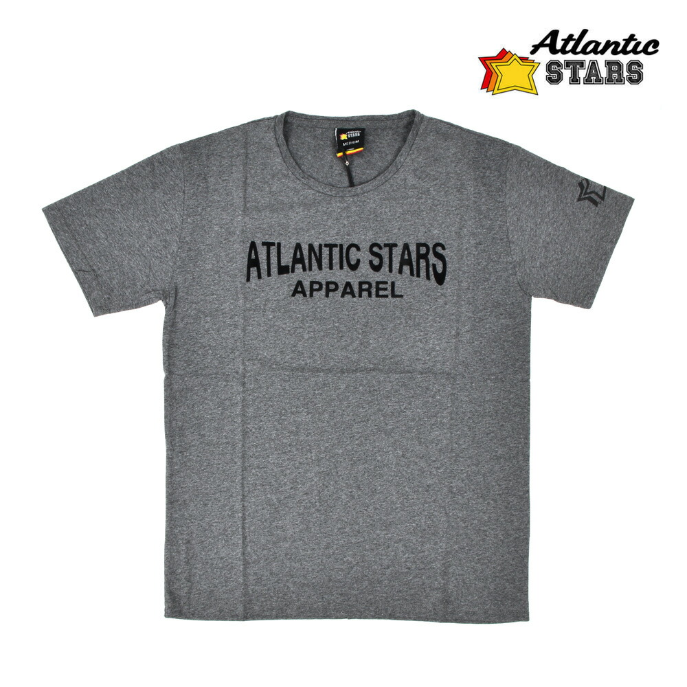 アトランティックスターズ Atlantic STARS AMF1854 T-shirt GREY プリント Tシャツ カットソー クルーネック グレー メンズ【送料無料】 7,524円