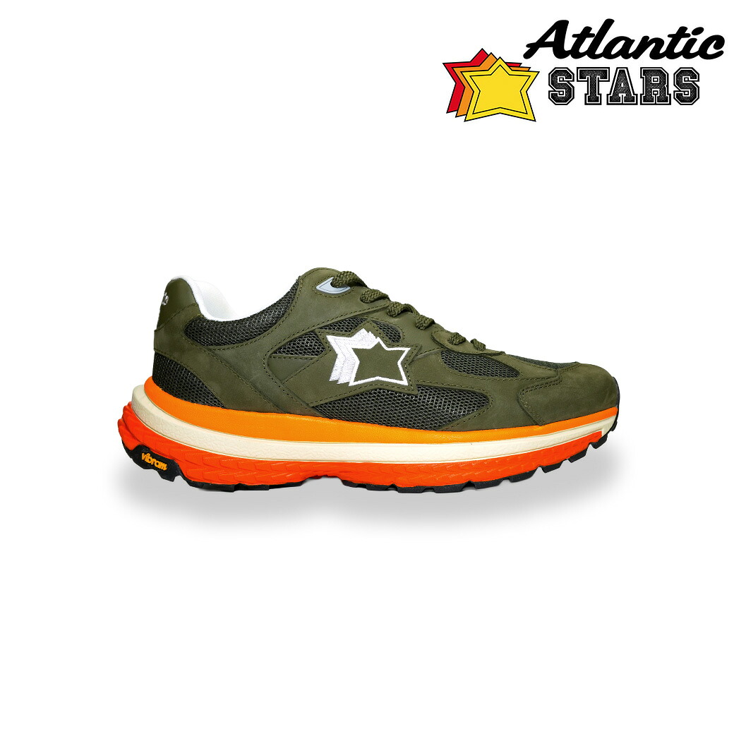 【国内正規品】アトランティックスターズ Atlantic STARS バンクーバー スニーカー メンズ ローカット ジャパンリミテッドモデル レザーシューズ カーキ VANCOUVER VANC020 BOLOGNA TERRACOTTA【送料無料】|クラウドモーダ
