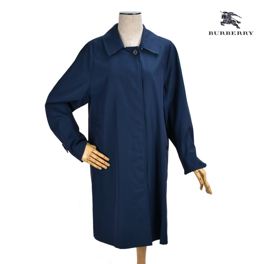 美品 バーバリーロンドン CAMDEN カーコート 44 ネイビー ショート カムデン ヘリテージ カーコート (ブラック) - メンズ