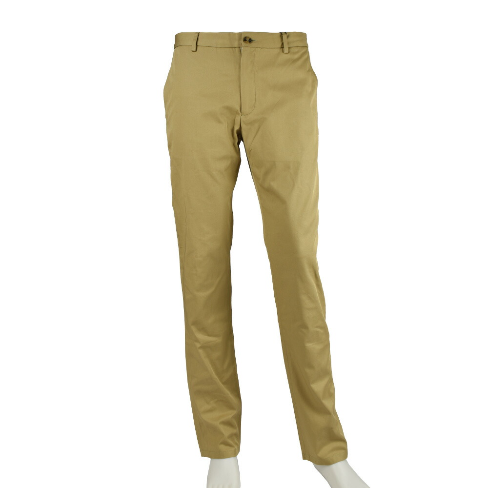バーバリー チノ食パン メンズ 心地よいズボン下 綿織物ズボン下 ベージュ BURBERRY 4POCKET PANTS【貨物輸送無料】