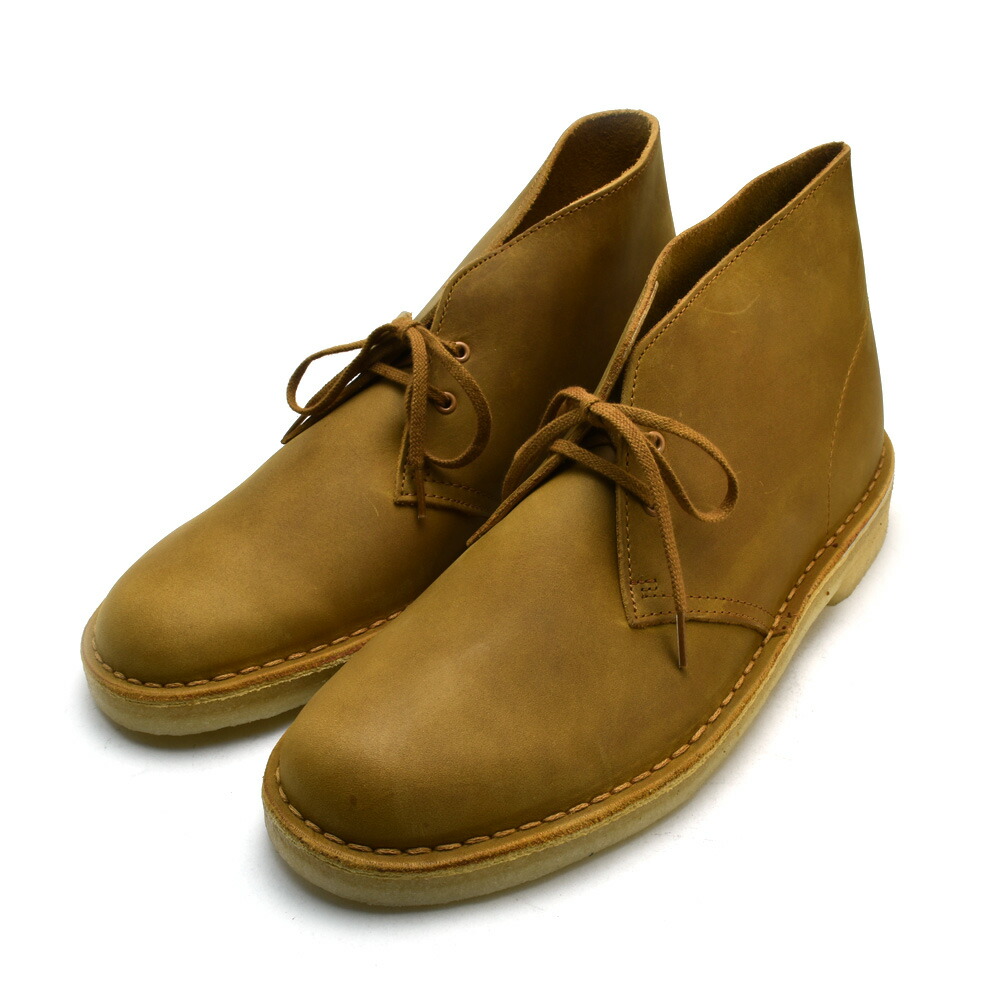 mustard desert boots