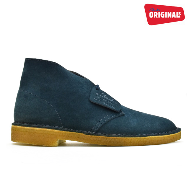 clarks blue suede shoes