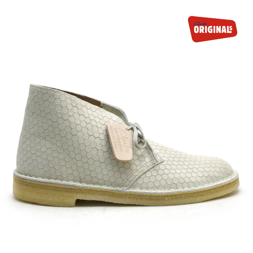 clarks boots mens white