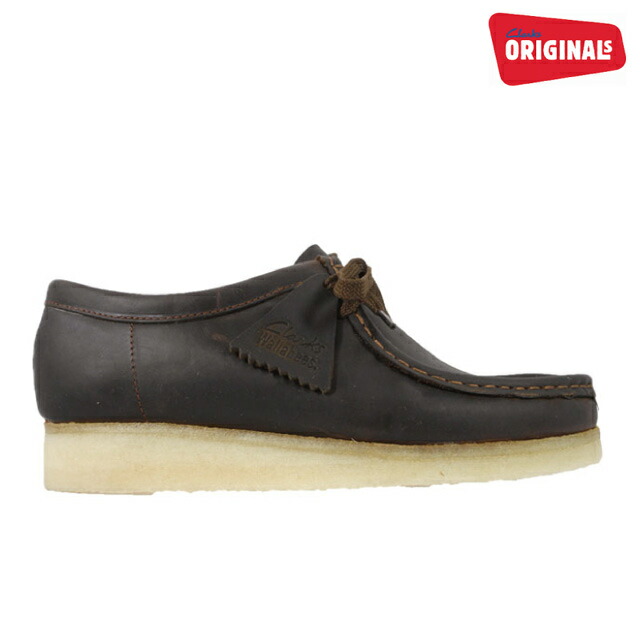 men's clarks wallabee beeswax leather