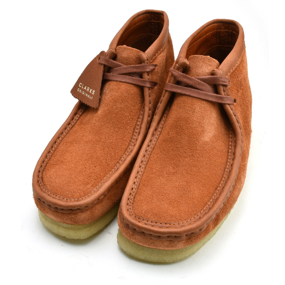 クラークス オリジナルス ワラビーブーツ メンズ ブーツ スエード タンヘアリー クレープソール CLARKS ORIGINALS WALLABEE  BOOT 69％以上節約