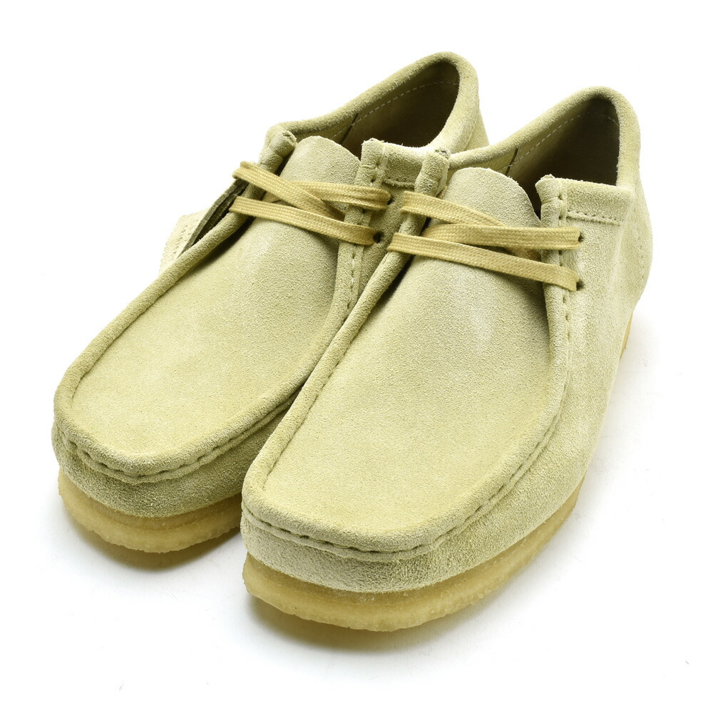 でおすすめアイテム クラークス オリジナルス ワラビー メンズ ローカット モカシン シューズ メープル スエード Clarks Originals Wallabee Fucoa Cl