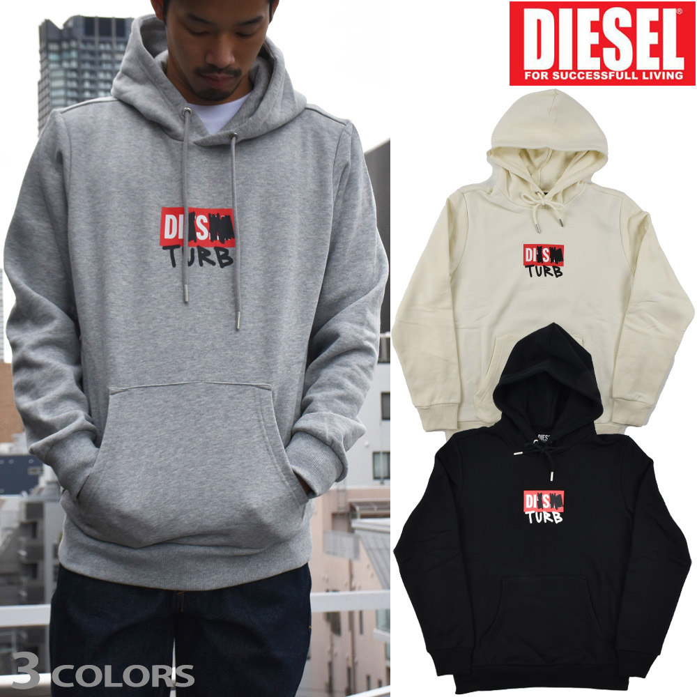 楽天市場】DIESEL ディーゼル プルオーバーパーカー 全2色 A03270