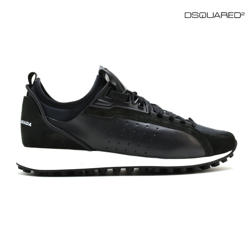 【関税込 日本発送】DSQUARED2 ラウンドトゥ スニーカー 黒 楽天市場】【お買い物マラソンSALE】ディースクエアード