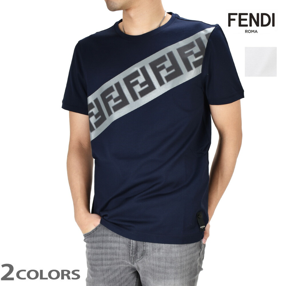 日本直販オンライン FENDI FAF679 AN5Y F1KRV メンズ Tシャツ L メンズ