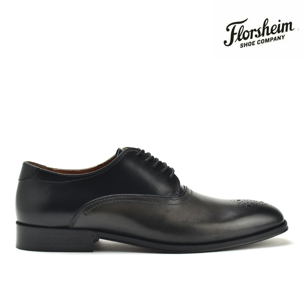 FLORSHEIM フローシャイム 24 革靴 ビジネスシューズ メダリオン 黒 14226-062_01.jpg