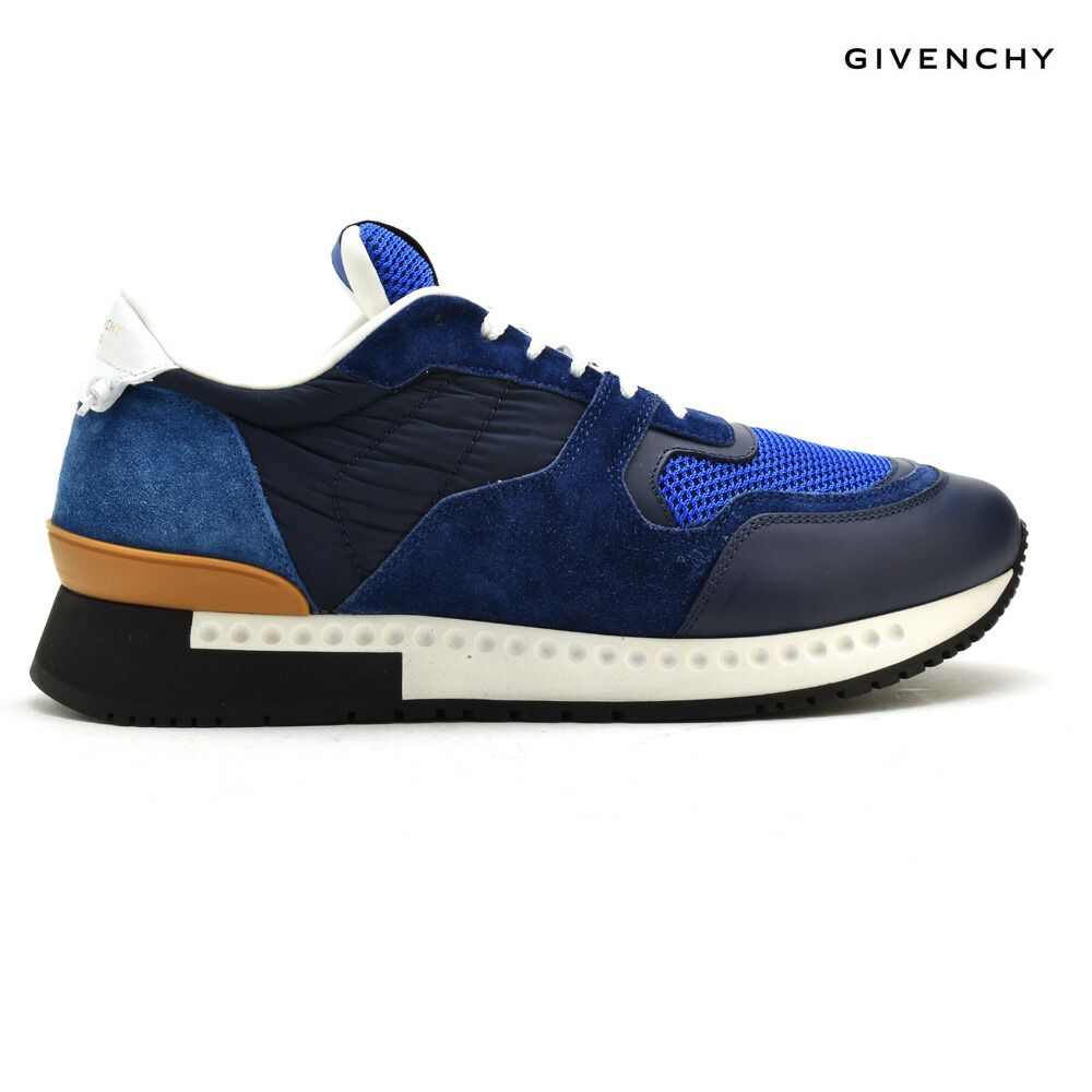 楽天カード分割 5と0のつく日エントリー 楽天カード利用でポイント5倍 ジバンシー Givenchy Bm0 17 972 408 スニーカー ランニングシューズ ネイビー ブルー 青 Navy Blue メンズ クラウドモーダ オンライン限定商品 Gps Easytrace Mn