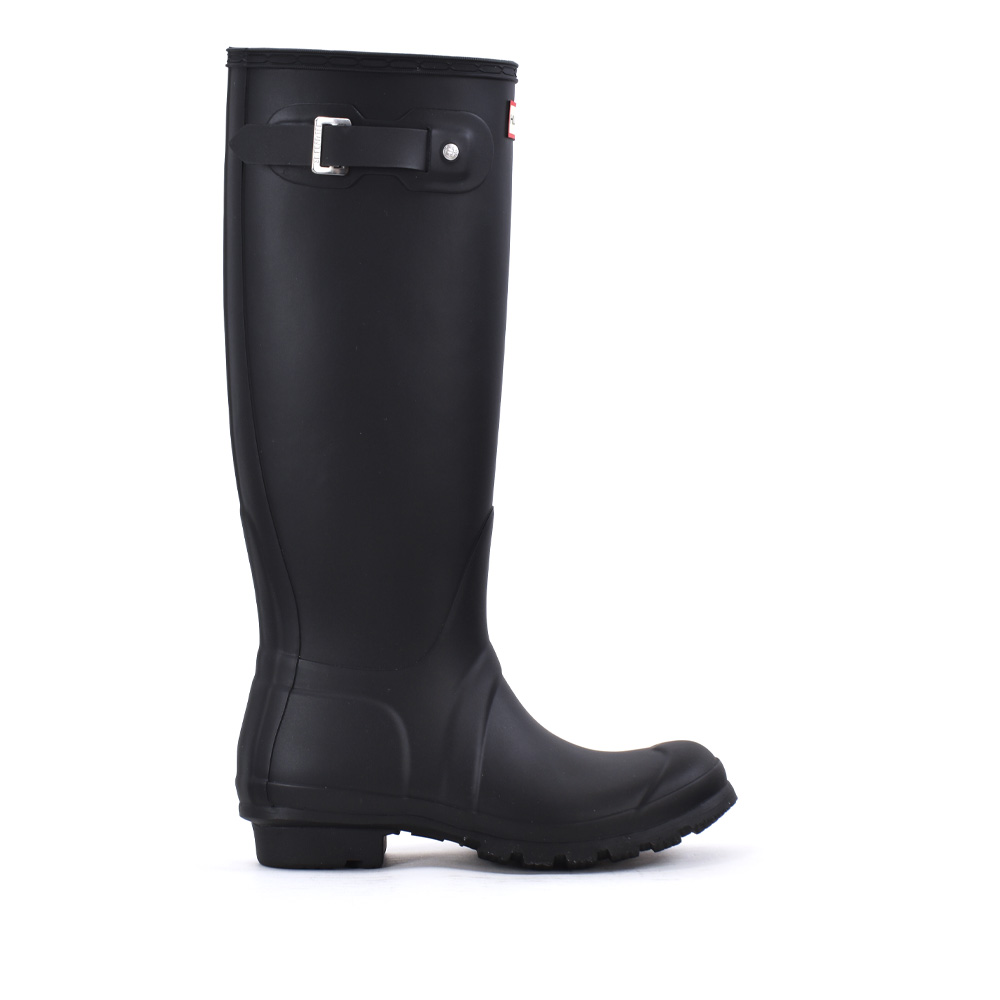 山立ち HUNTER レインブーツ レディース 長靴 事あたらしい トール 天水 ブーツ ロングブーツ 黒いこと 黒 WOMENS ORIGINAL TALL BOOT【貨物輸送無料】 靴-レディース靴