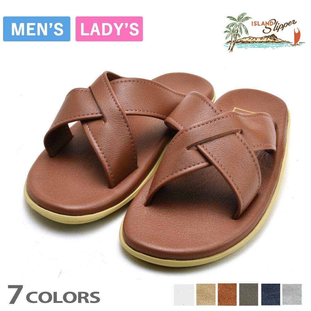 アイランドスリッパ サンダル メンズ レディース レザーサンダル スエード SLIPPER PT223【送料無料】 楽天市場】アイランドスリッパ サンダル メンズ レディース レザー