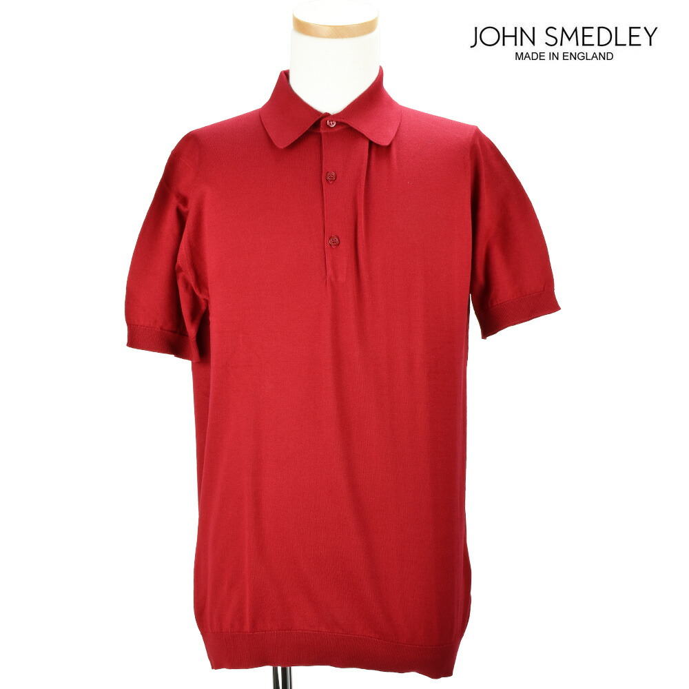 楽天市場】ジョンスメドレー ポロシャツ エイドリアン メンズ トップス 半袖 サーマルレッド 赤 JOHN SMEDLEY ADRIAN  THERMAL RED【送料無料】 : クラウドモーダ