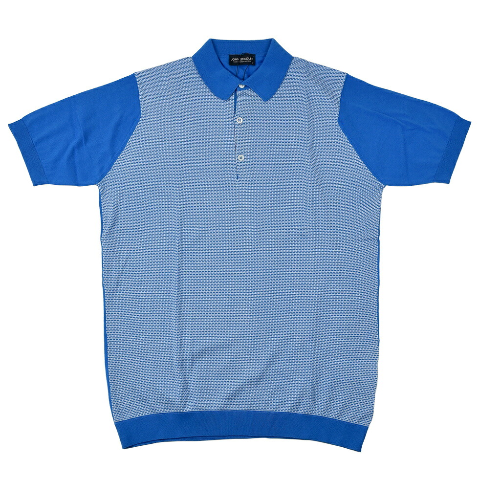 【お買い物マラソンSALE】JOHN SMEDLEY ジョンスメドレー ポロシャツ 9041HORST ALPINE BLUE/WHITE/メンズ/トップス/TOPS【SS】【送料無料】【SSJS】[fat-2]｜クラウドモーダ