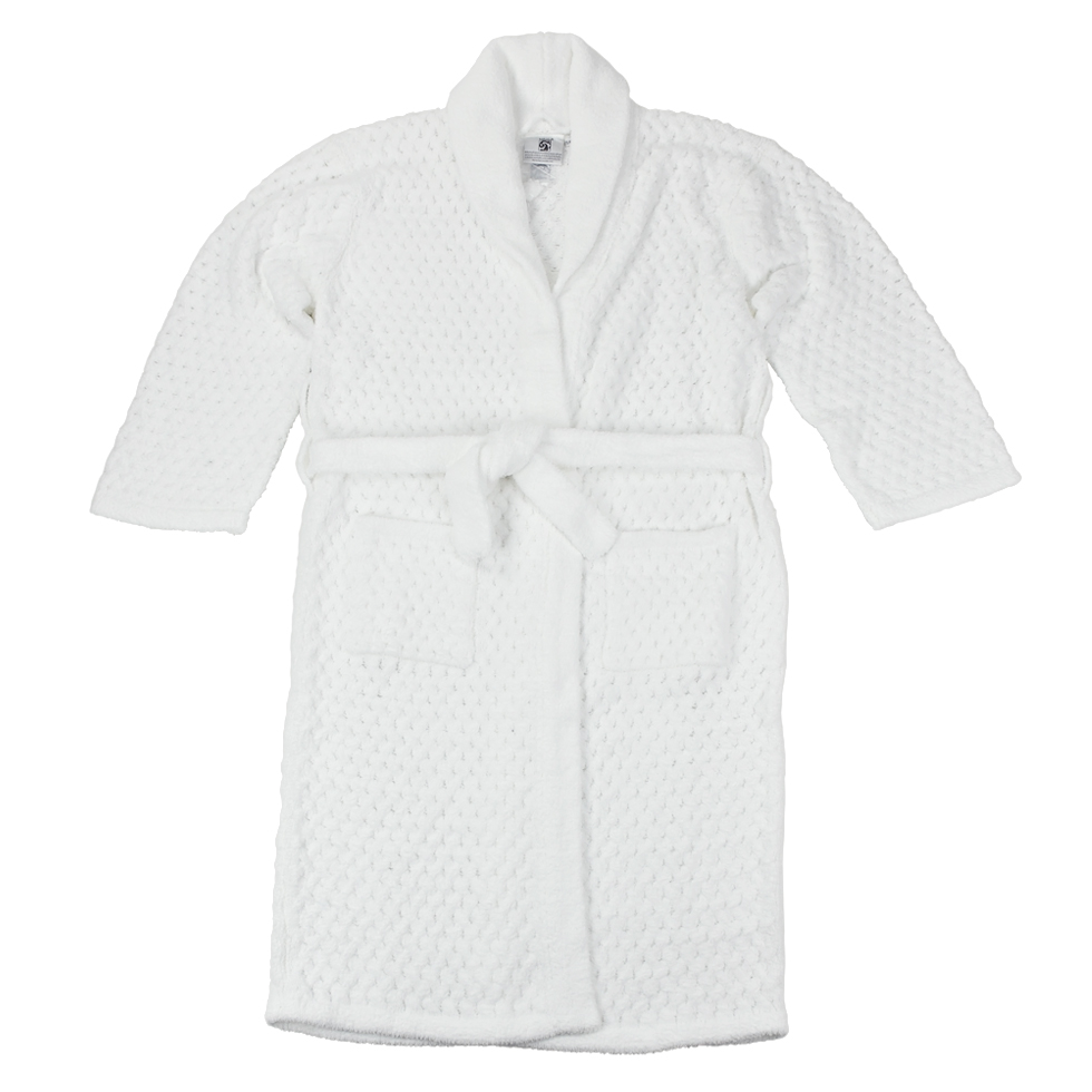 KASHWARE カシウェア kashwere Robe-Basket Weave White Petite ホワイト/白/レディース/ローブ/バスローブ/ルームウェア/ギフト/セレブ【SS】【送料無料】