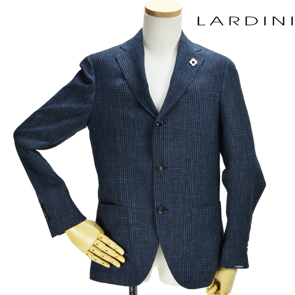 ラルディーニ LARDINI EG0256AV/RP54594 1 JACKET NAVY シングルジャケット テーラード ジャケット カジュアルジャケット ネイビー 紺色 メンズ【送料無料】|クラウドモーダ