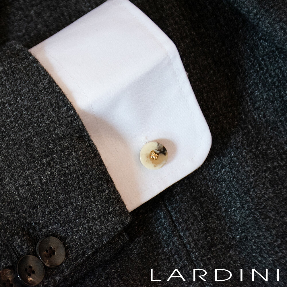 ラルディーニ LARDINI カフスリンク メンズ カフリンクス 折り返し フォーマル 商行為 付属物 成人男性服 CNBOX28 CNC330 400【貨物輸送無料】