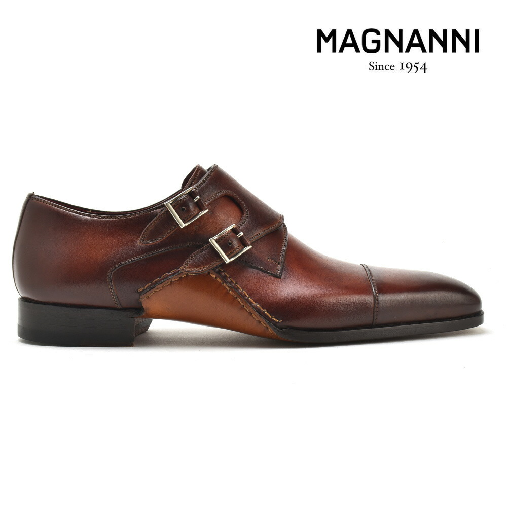 楽天市場】MAGNANNI マグナーニ ダブルモンク ネイビー #41
