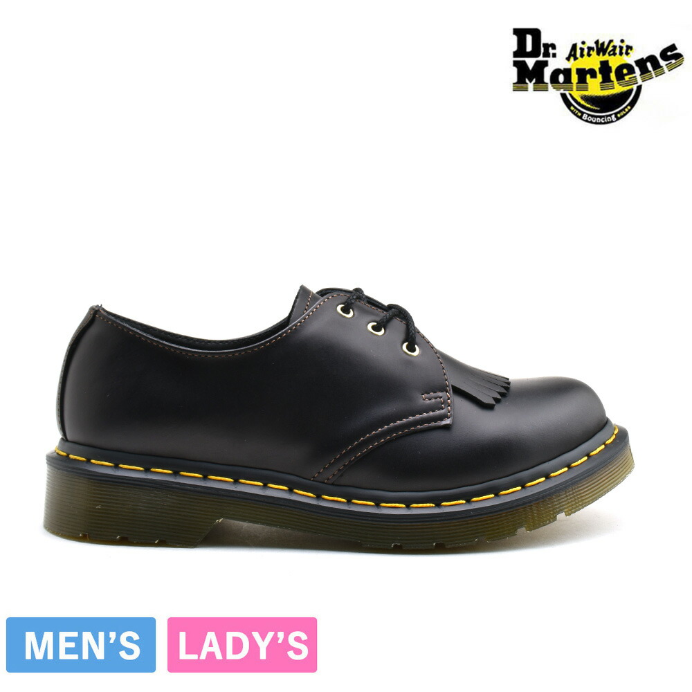 ドクターマーチン 3ホールシューズ メンズ レディース オックスフォードシューズ ブラック 黒 Dr Martens 1461 Abruzzo Wp 3 Eye Shoe 送料無料 Labomgd Ch