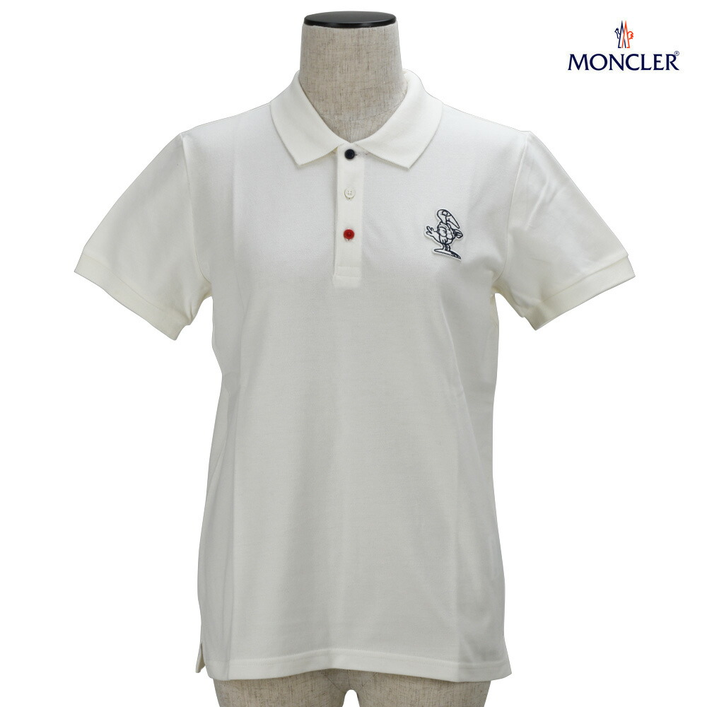 楽天市場】MONCLER モンクレール Logo Zip up Polo Shirts テリー