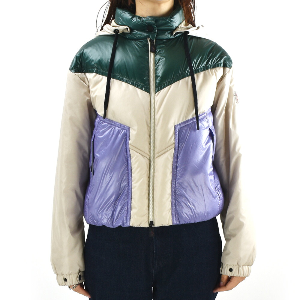 モンクレール ダウンジャケット レディース アウター フード付き ベージュ パープル グリーン LEDI GIUBBOTTO MONCLER 【送料無料】｜クラウドモーダ